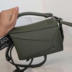 Real Leather Puzzle Mini Bag